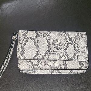 Victoria's Secret Monochrome Snake Pattern Wristlet
